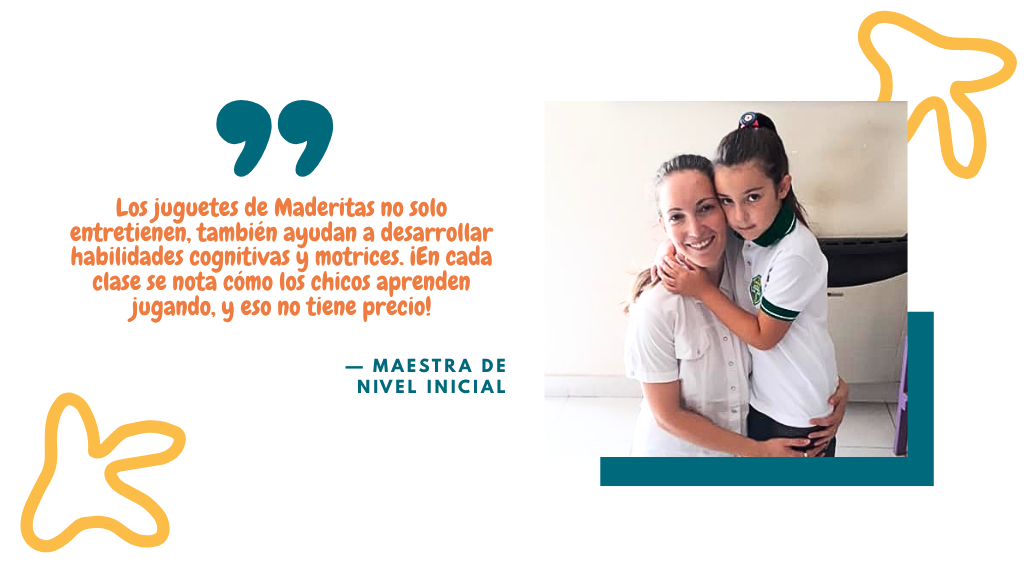 Testimonio de juguetes didactivos de Maderitas - 1